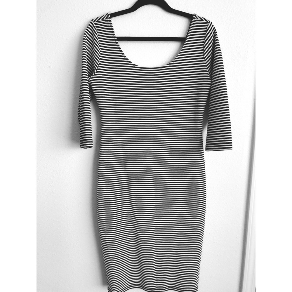Black & White Stripped Dress